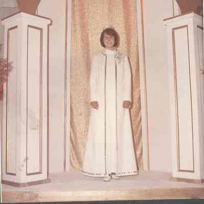 1971-72 Brunswick Teen Queen Doris Bernier.