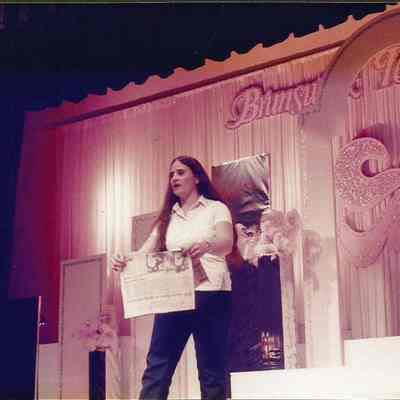 A color photograph of Jane Thiboutot, a contestant in 1974 & 75.