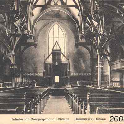 Interior of the Congregational Church (First Parish Church)
