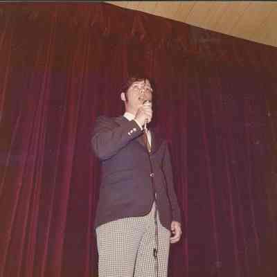 Neil Donovan singing the popular tune from the Broadway show