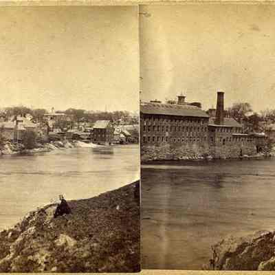 Pejepscot Paper Mill from Brunswick
