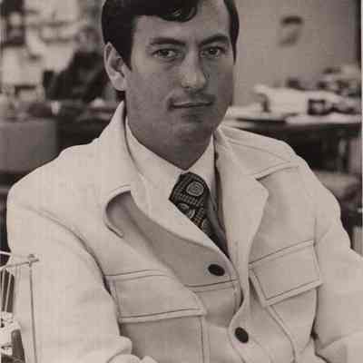 A photo view of Bertrand M. LaCharite. 3/27/1976.