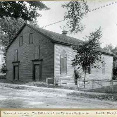 Pejepscot Society building on School Street.