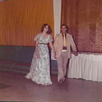 Contestant #3 Linda Talbot and her escort Al