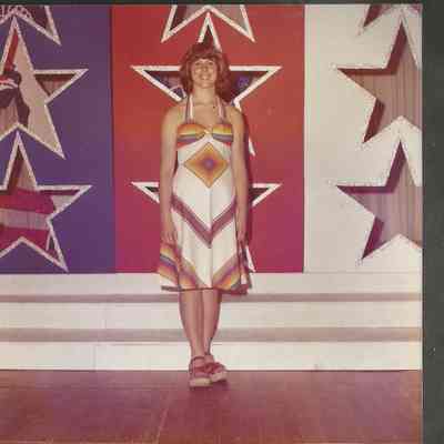 Suzanne Davis in her talent costume.