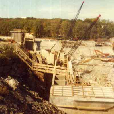 Construction of the Fishway