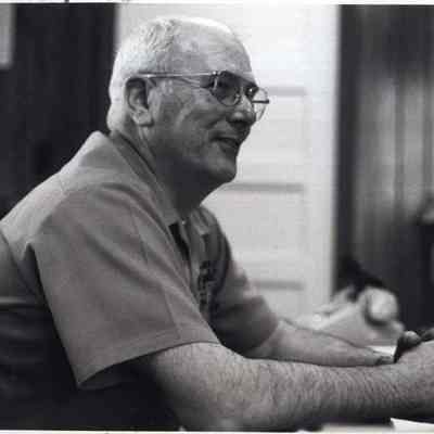 A photo view of Cdr. William J. Locke. 7/29/1982.