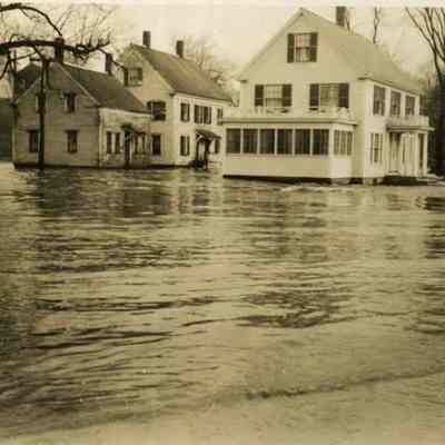 Main Street Topsham during the 1936 flood
