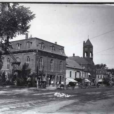 Maine Street North of Pleasant Street, from School Street, Brunswick