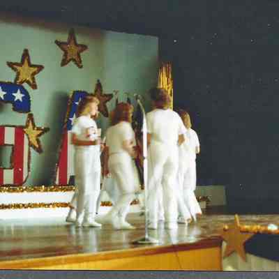 the contestants in the opening number to the Thunderer.
