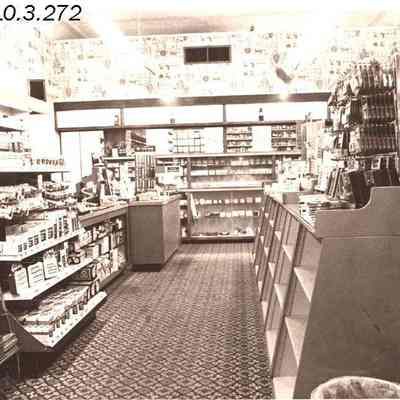 Interior of Allen's Drug Store