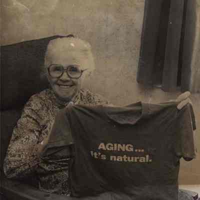 A photo view of Agnes Tierney. 3/26/1984.