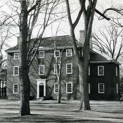 A photo of Massachusetts Hall.