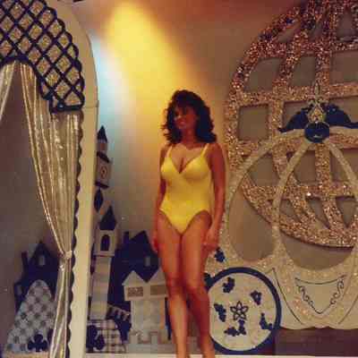 Katherine Albano in the swimsuit competition.