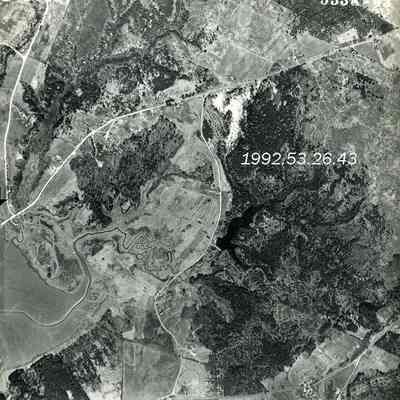 An aerial photo of 5/4/1953