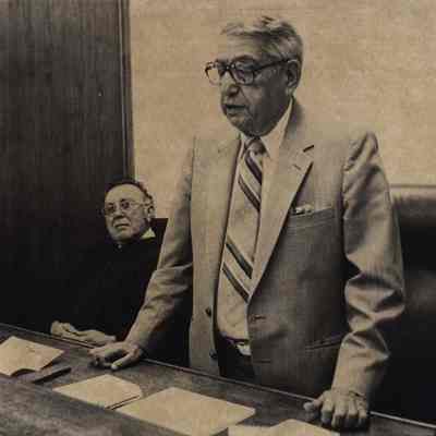 A photo view of Judge Isreal Alpren. 9/1/1981.