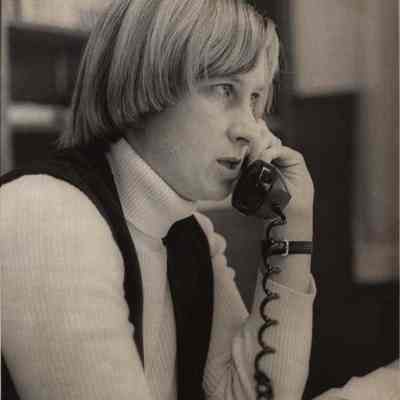 A photo view of Mary Hodsdon. 1/21/1977.