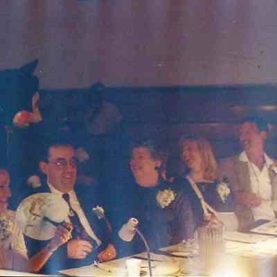 Mickey Mouse making his way behind the judges.