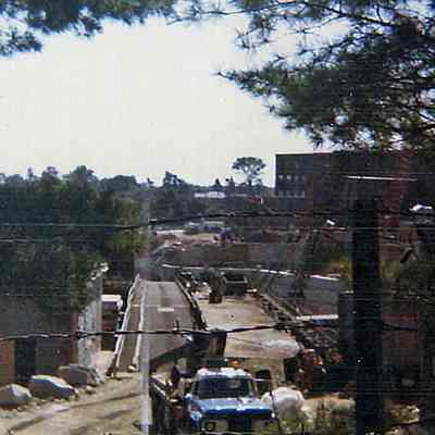 Temporary Bridge at the Dam Construction Site