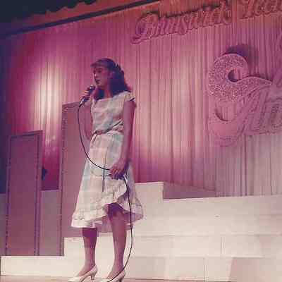 A color photograph of Teen Queen contestant #3 Doreen Derosier