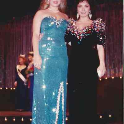 Miss Maine 1989, Jane Brochu & Lisa Kelly.