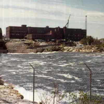 Androscoggin River during Dam Construction