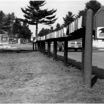 Mail boxes at Linnhaven Park.