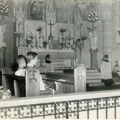 Altar boys in St. John's Church