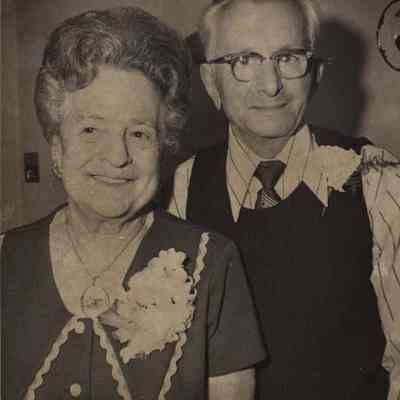 A photo view of Mr. & Mrs. Omer G. St . Pierre. 11/21/1974.