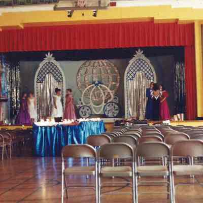 dress rehearsal of opening of second half