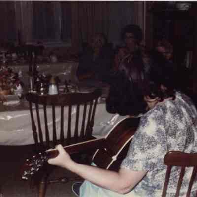 Performer at the Stevens Home
