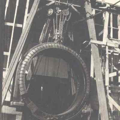 Construction at the Pejepscot Mill.