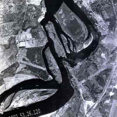 Aerial photo of part of Brunswick.