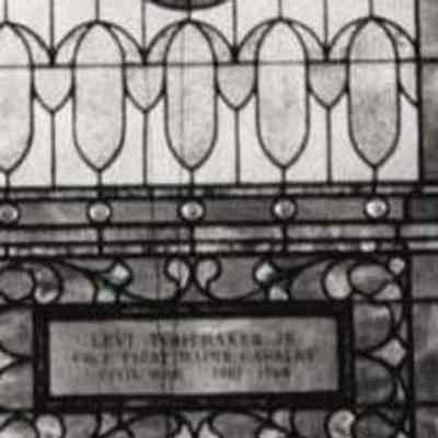 Stained Glass Window in the United Methodist Church