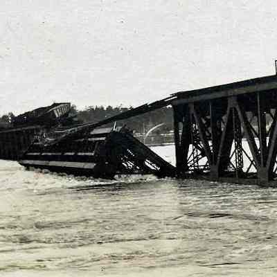 Washed Out Railroad Bridge