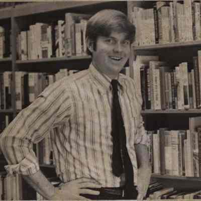 A photo view of Prof. Christian P. Potholm. 3/2/1973.