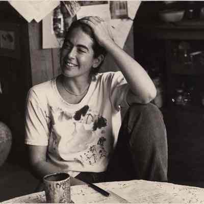 A photo view of Leslie Hoffman. 8/23/1990.