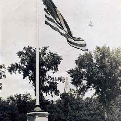 Flag Pole at Bowdoin College