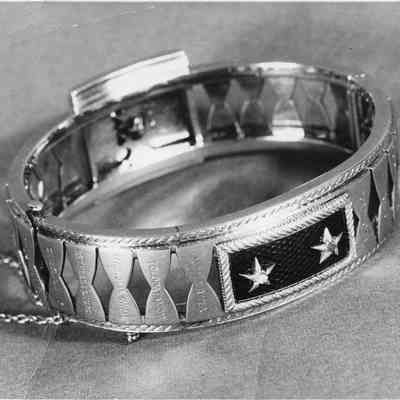 a bracelet given to Frances Adams Chamberlain