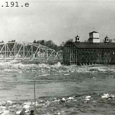A photograph of the Flood of 1936.