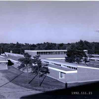 Aerial view Coffin School.
