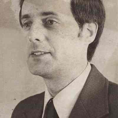A photo view of Dr. Craig McEwen. 1/31/1980.