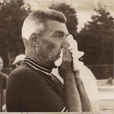 A photo view of Admiral Mayo A. Hadden Jr.