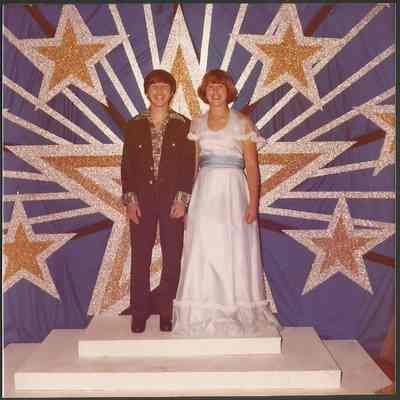 2nd runner-up Susan Davis escorted by Gary Bergeron