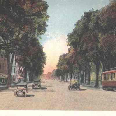 Maine Street, Brunswick, Toward Mill