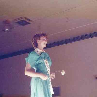 A color photograph of Gretchen Harvey Miss Casco Bay.