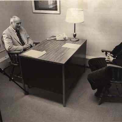 A photo view of John Mace and Tad Rennyle. 2/28/1992.