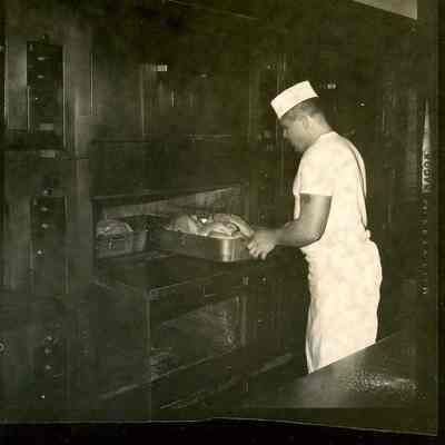 Navy Cook Preparing Food