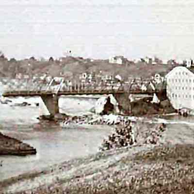 Iron Bridge over the Androscoggin RIver