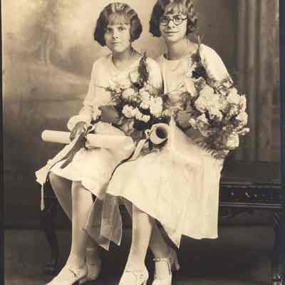 A photo of Leona and Evelyn St. Pierre.